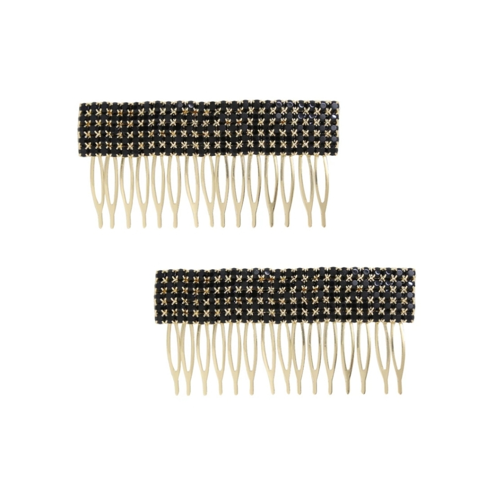 ETTIKA Crystal Hair comb set
